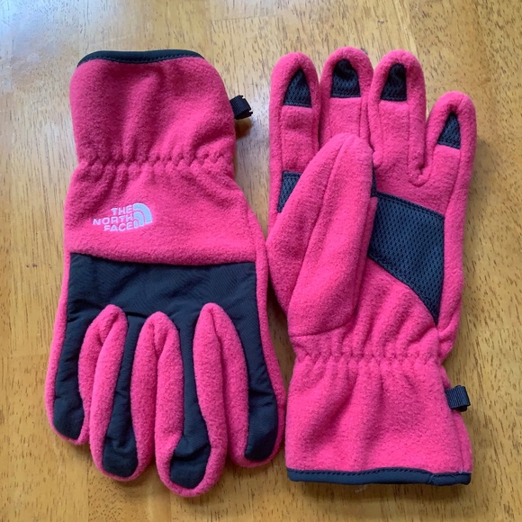 The North Face Pink Gloves, Size L - Picture 1 of 3